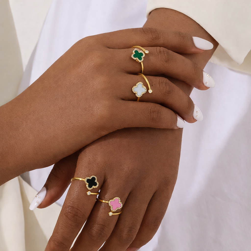 LUCKY CLOVER | ADJUSTABLE RING